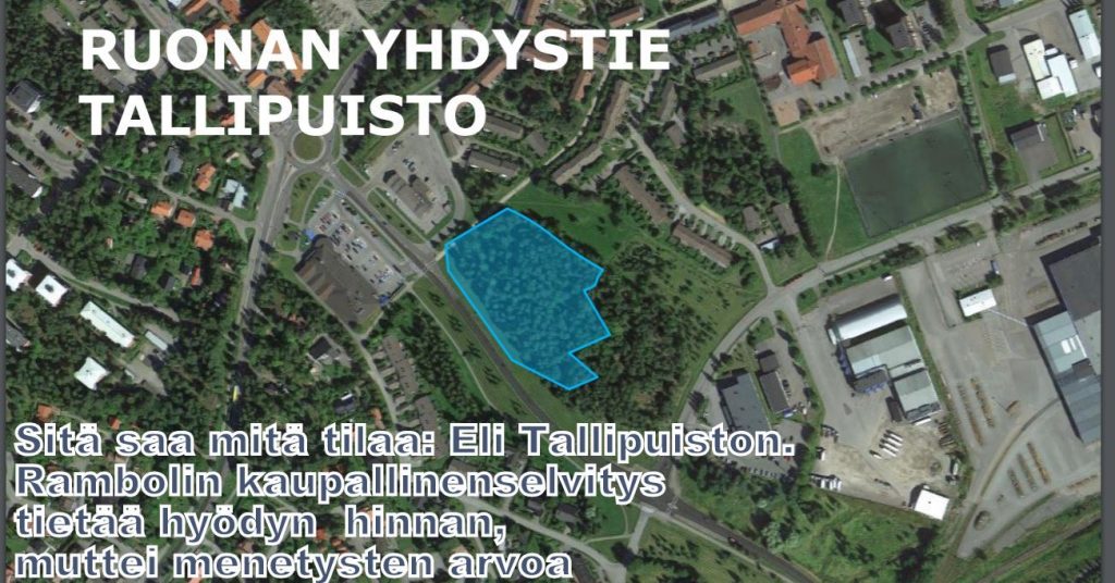 Ruonanyhdystie Tallinpuisto Ramboll 20190603