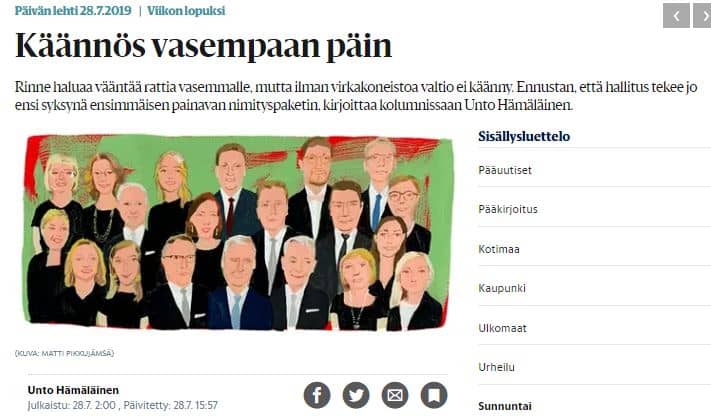 Käännös vasempaan Unto Hämäläinen Hs 28.7.2019JPG
