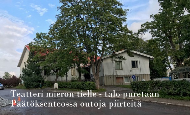 Teatteritalo vanha seurakuntatalo ja päätöksenteko 20190909