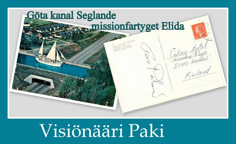 Visiönääri Paki Göta kanal Pakin kortti 20200330