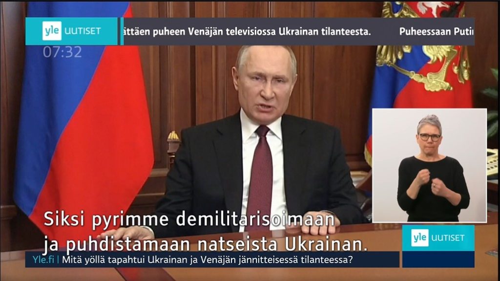 Putinin puhe20220224
