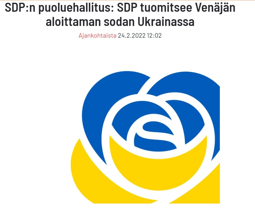 SDP ja Ukraina 20220225