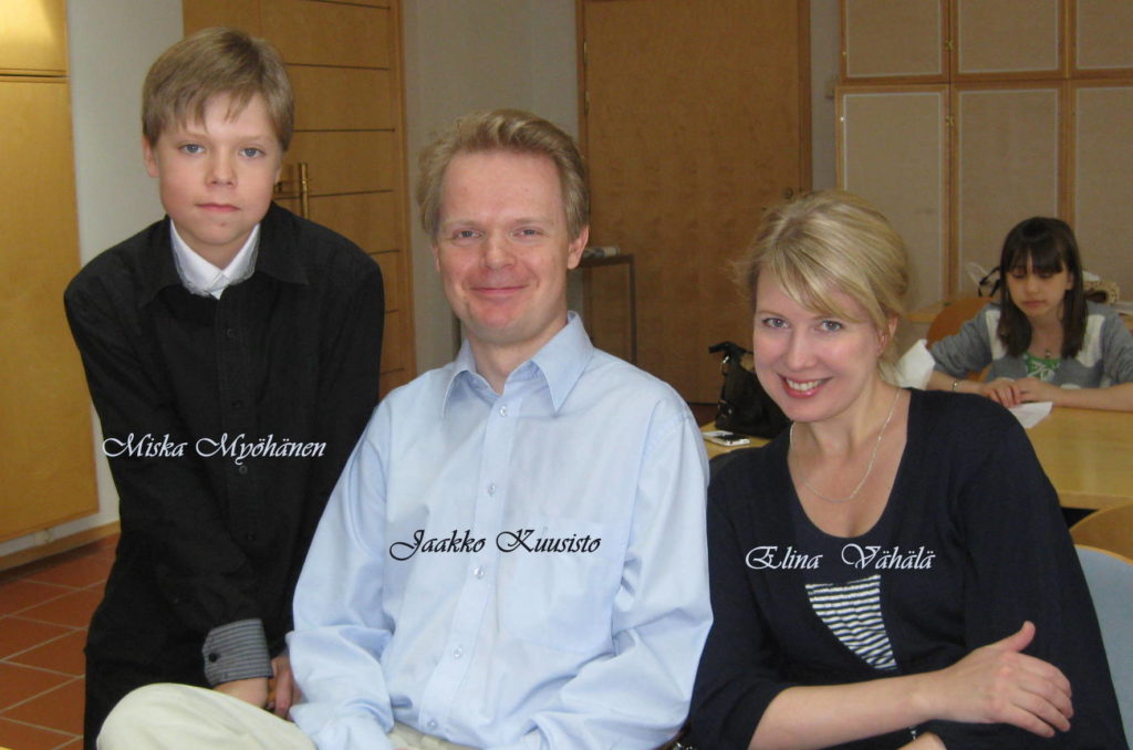 Jaakko Kuusisto ja Elina Vahala opettavat Miska Myöhästä 20090612