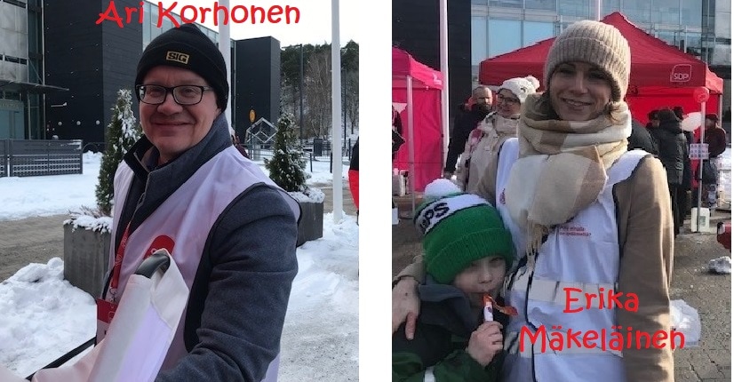 Ari Korhonen ja Erika Mäkeläinen 20230305