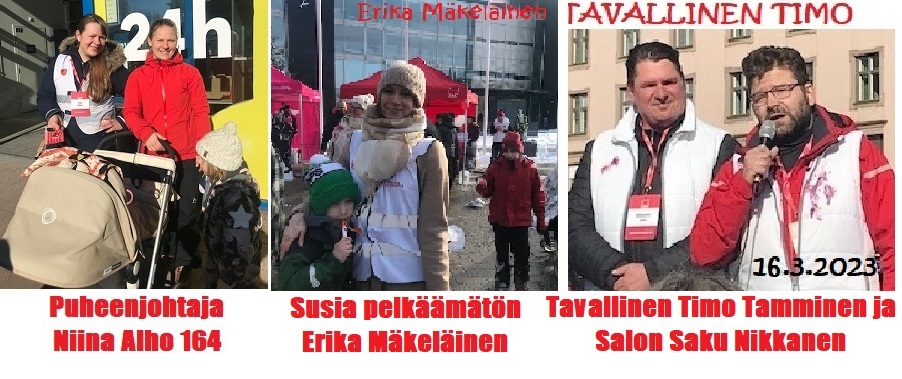 Niina Alho , Erika Mäkeläinen, Timo Tamminen ja Saku Nikkanen 20230404