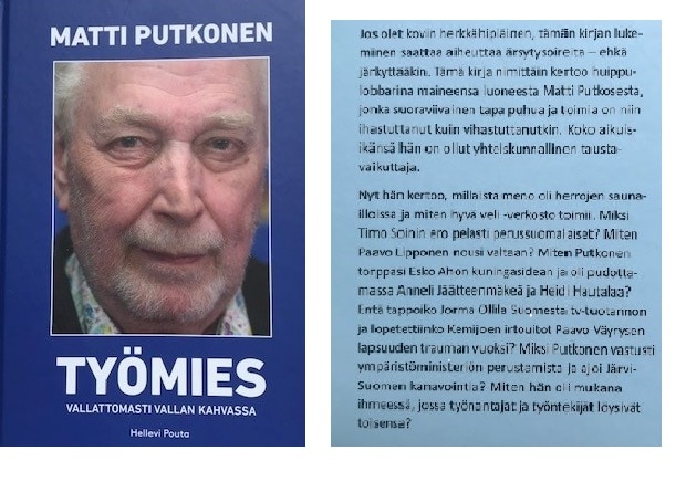 Työmies Matti Putkosen kirja 20230527