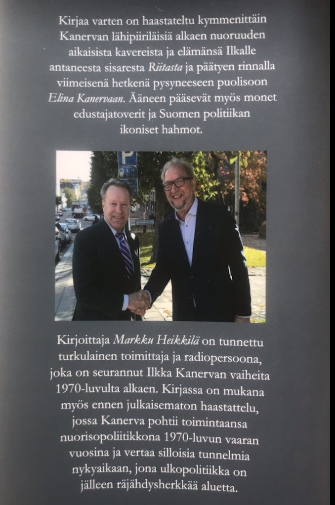 IKE ja Markku kirjan kansilehdestä 20230822