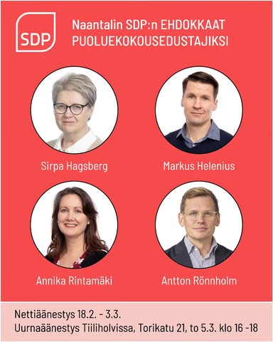 Puoluekokousehdokkat NTY 2026