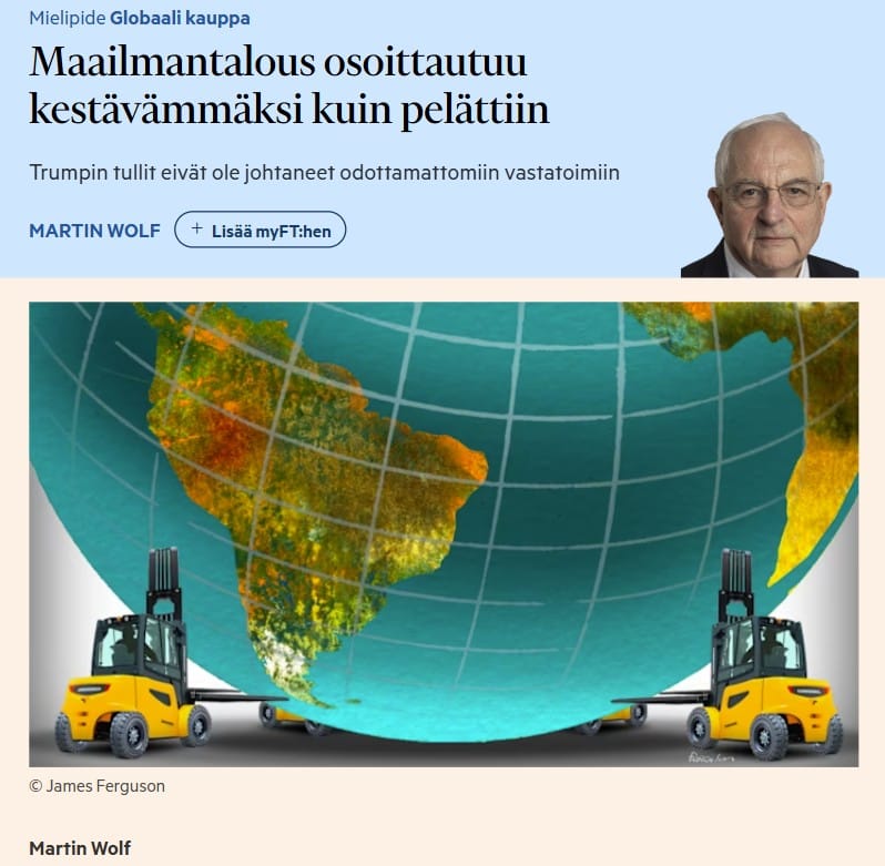 Maailman talous Wolf 20260401