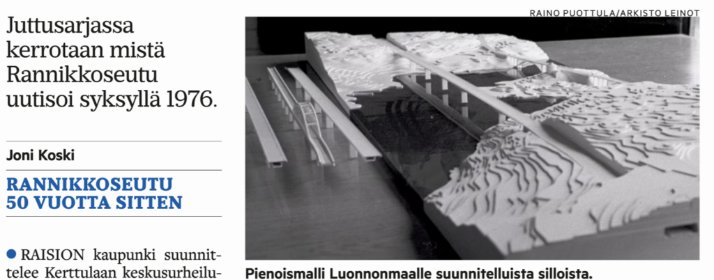Luonnonmaan sillat pienosmallit 1996